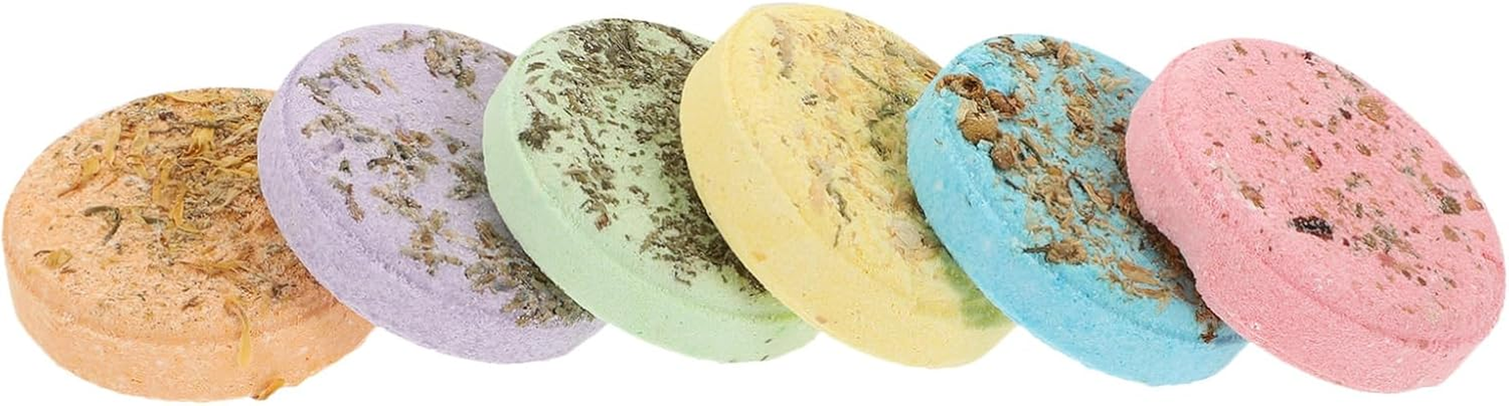 Mikinona 6Pcs Sea Salt Bath Shower Steamers Essential Oil Sheets for Relaxation Portable Aroma Sheets image number 2