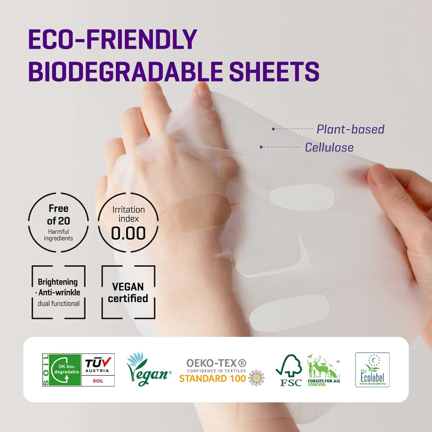 SOME by MI Retinol Intense Daily Mask - 30 Sheets, 11.8Oz - Daily Mild Retinol Vegan Face Mask Sheet for Moisturizing and Glass Skin - Improvement of Skin Texture and Elasticity - Korean Skin Care image number 6