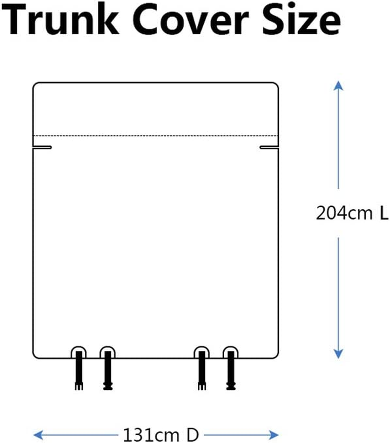 J&C Pet Cargo Liner,Cargo Cover for Dogs,Trunk Liner,Seat Protector for Cars,Heavy Duty Dog Car Seat Cover for SUV Trucks,Non Slip Waterproof Universal,Bumper Flap Protector image number 5