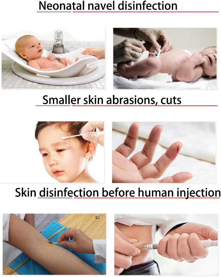 PNANA 150 - Alcohol Swabs Cotton Swabsticks First Aid Kit Individually Wrapped for Rubbing Bruise Sanitizer Trave - I-150 Pcs image number 4