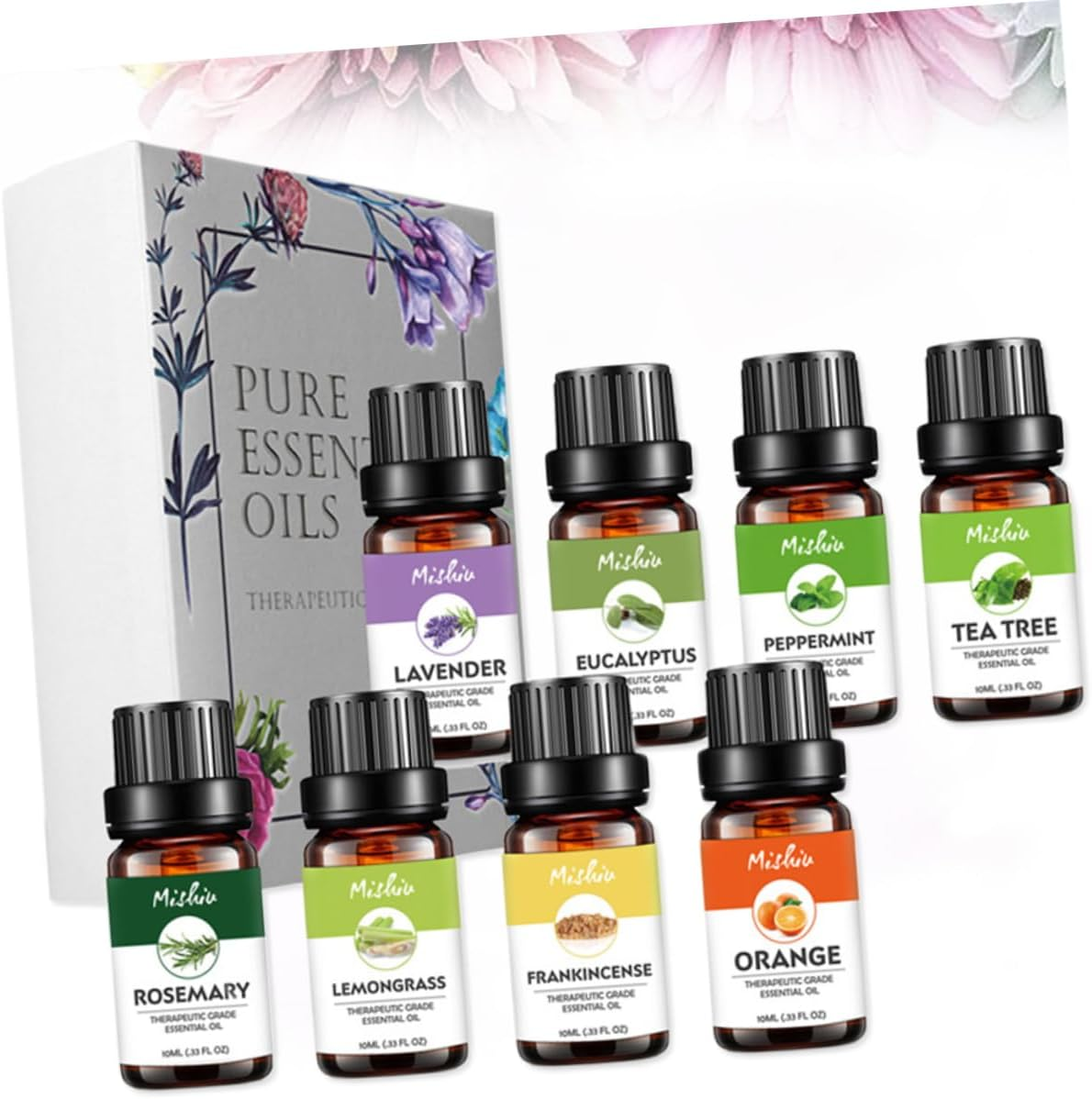 UTHCLO 8Pcs Perfume for Women Essential Oil Glass Perfume Oil Miss Plant image number 5