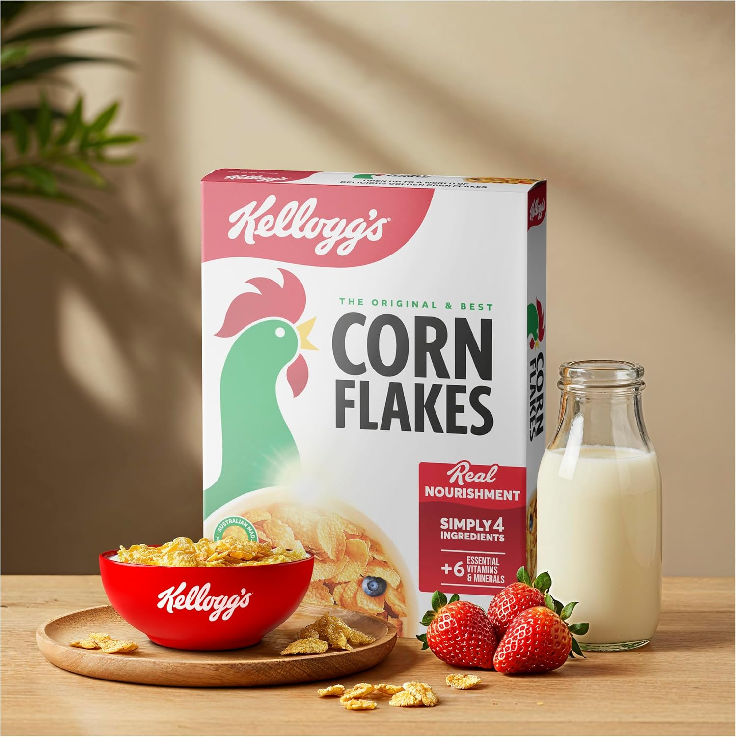 Kellogg'S Corn Flakes Original Breakfast Cereal, 380G image number 3
