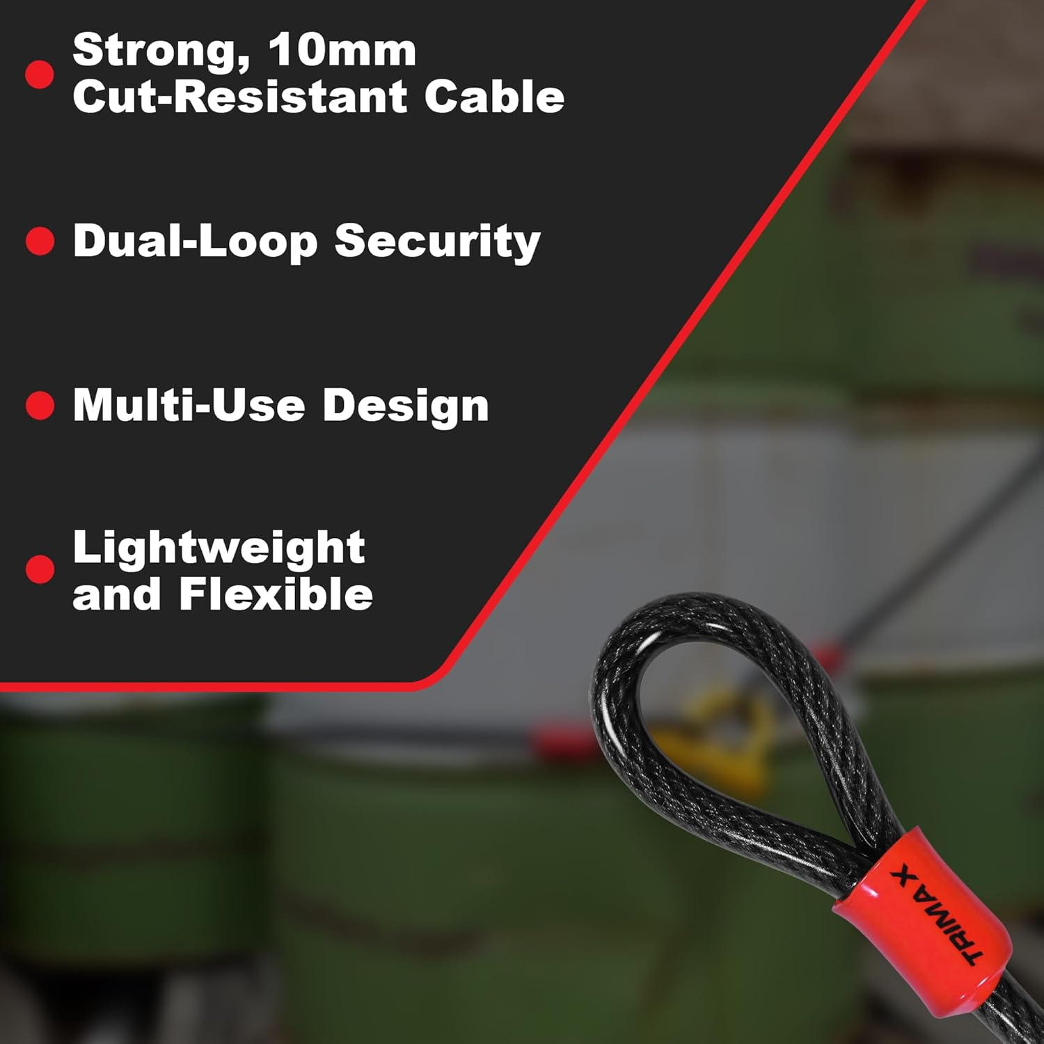 Trimax TDL1510 Trimaflex 15' X 10Mm Dual Loop Multi-Use Cable image number 2