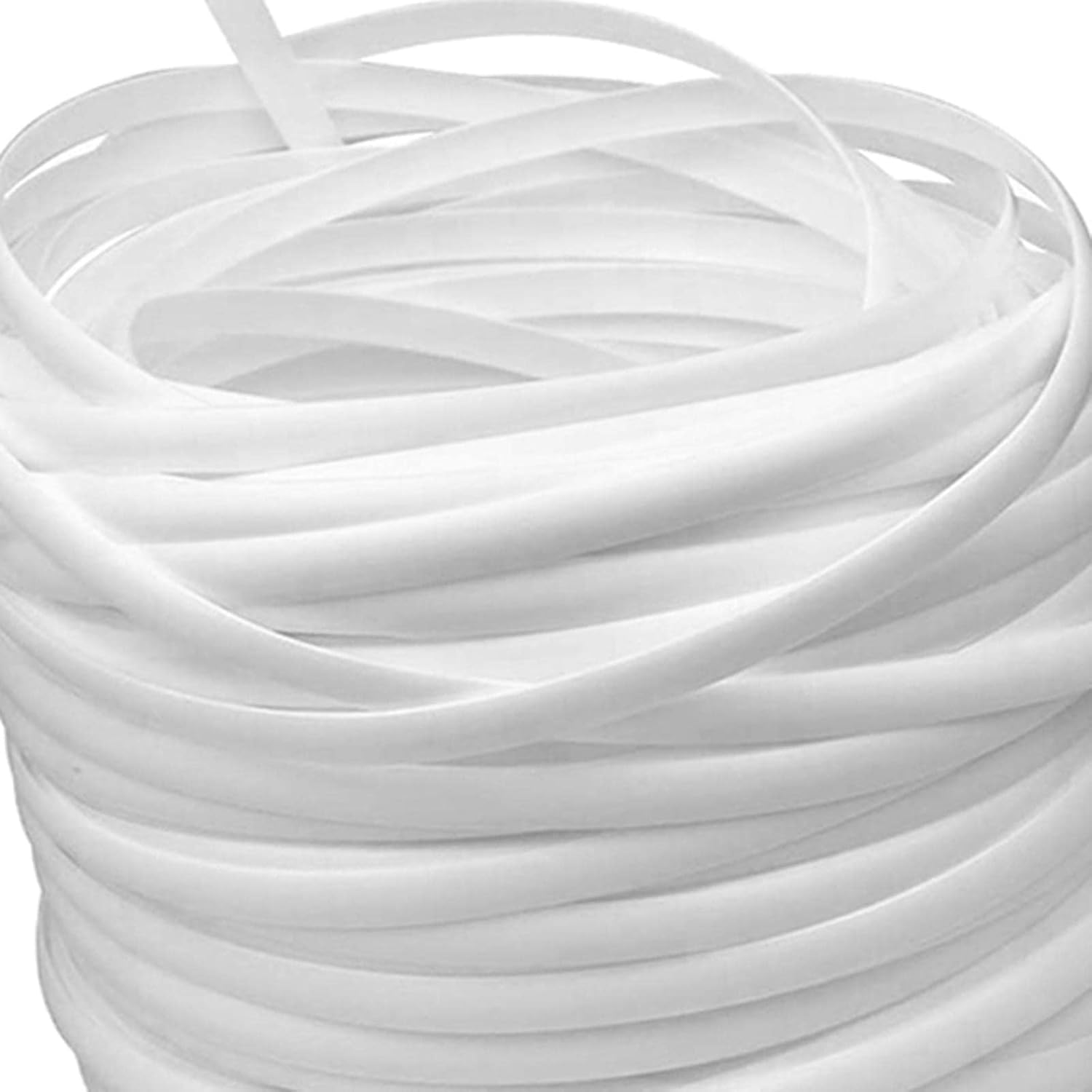 B Baosity 32M Wicker Repair Material,Rattan Kit Flat Plastic Weaving Material for Rattan Furniture Patio Conversation, White image number 6