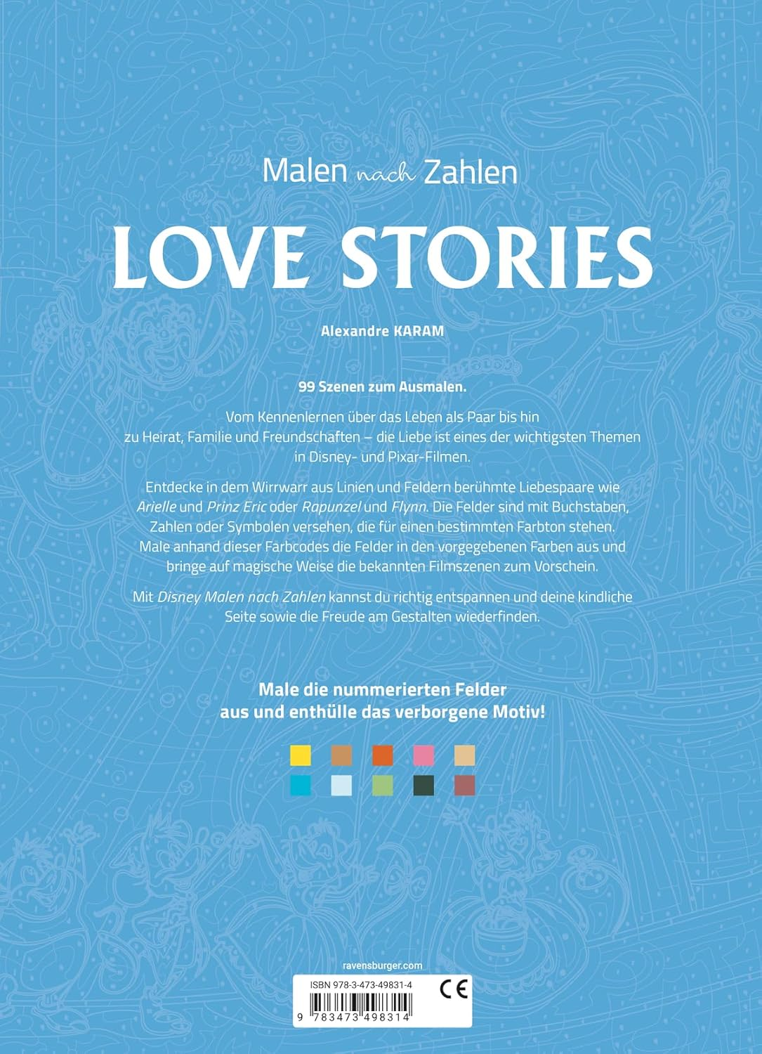 Disney - Malen Nach Zahlen: Love Stories image number 2