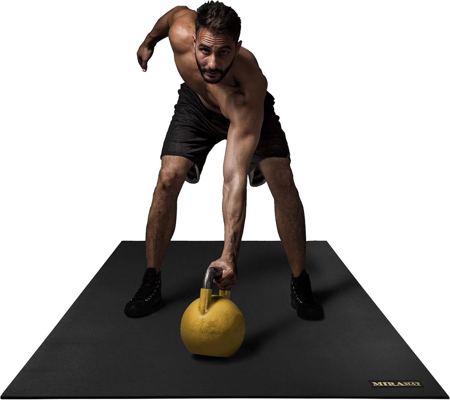 Miramat&reg; - Extra Large Premium Exercise Mat (200 X 120 Cm; 7Mm Thick) - Durable Non-Slip Workout Mats for Home Gym, Crossfit, P90X, HIIT, Cardio Equipment, Yoga, and More image number 3