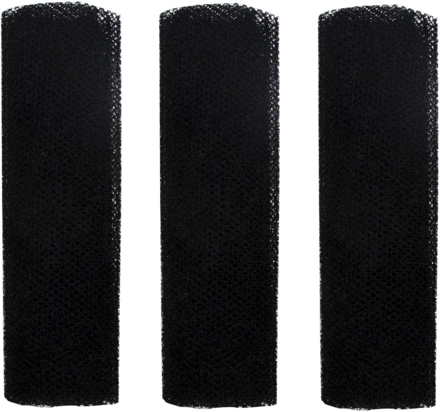 3 Pieces African Bath Sponge, Long Exfoliating Shower African Net, Body Back Scrubber Bath Scrubber Sponge for Skin Smoother, Exfoliating Bathing African Net Great for Men Women Daily Use (BK)