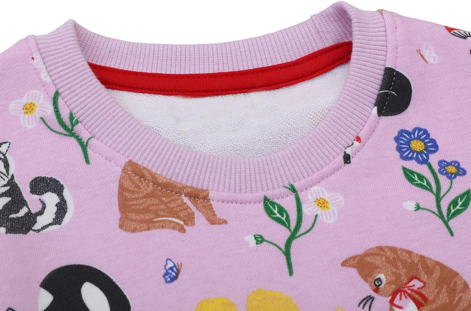 YAGATA Toddler Sweatshirt Girls Long Sleeve Shirts Casual Kids Cotton Graphic Fall Winter Pullover Tee Tops Blouse image number 1