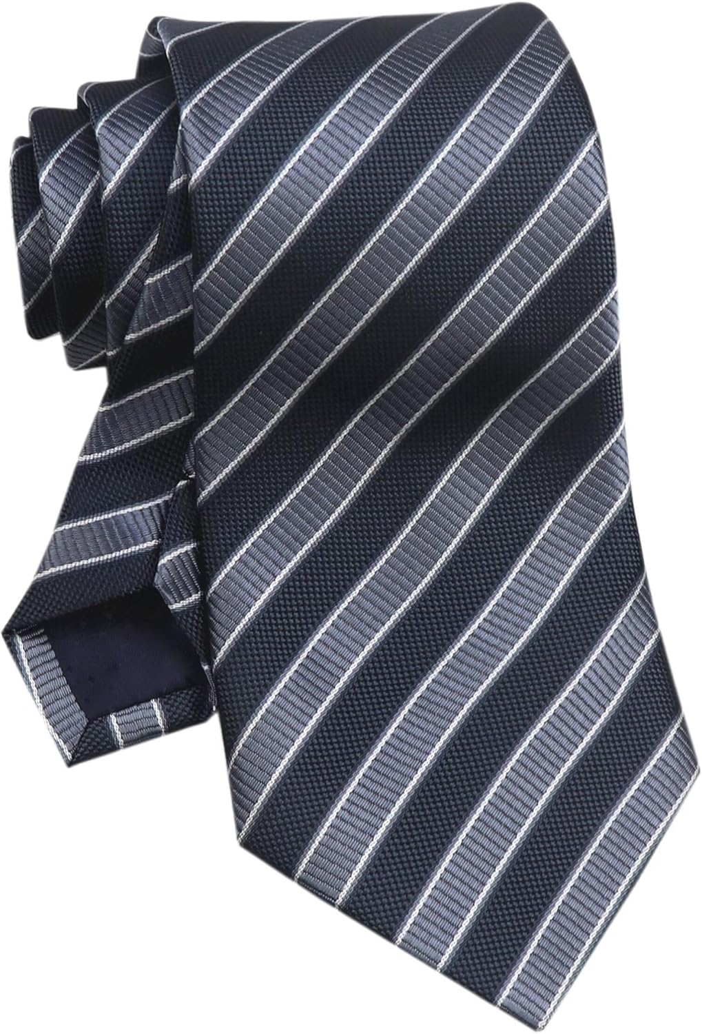 Rosiika Men'S Striped Ties Polka Dots Formal Designer Wedding Groomsmen Neckties 3 Inch