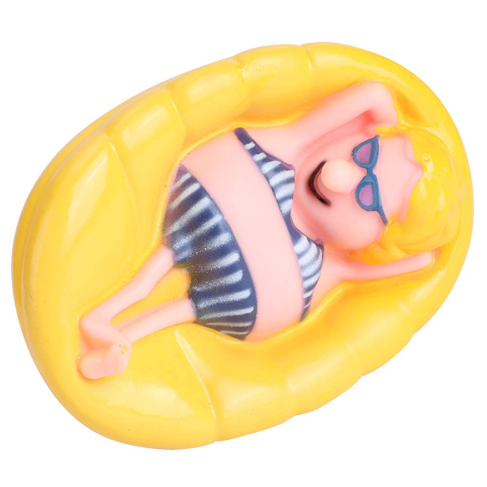 Pool Thermometer Floating, Lovely Cartoon Shape Indoor Outdoor Thermometer Shatter Resistant Pond Water Thermometer with ℉/℃ Display for Swimming Pools, Spas, Hot Tubs, Jacuzzis image number 2