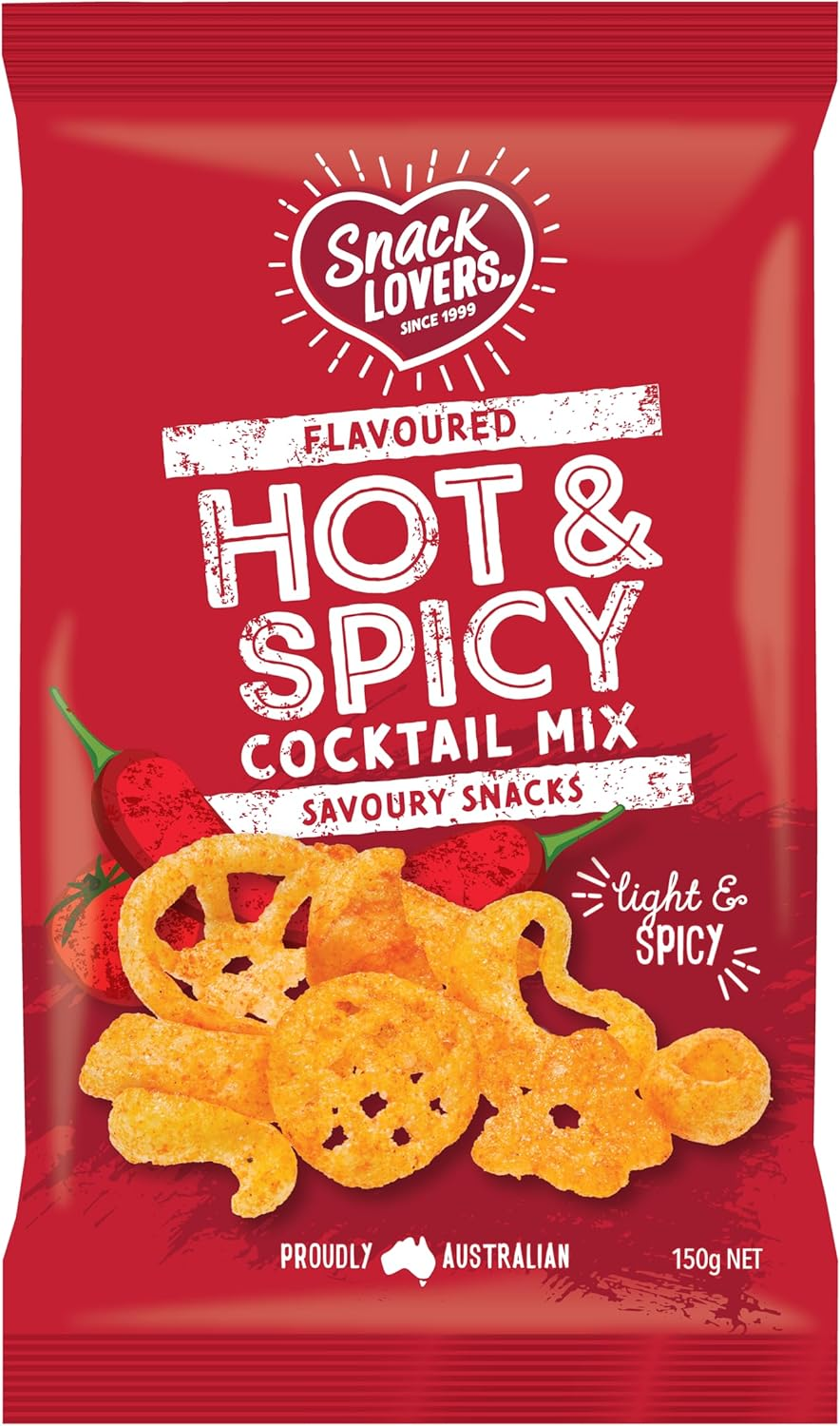 Snack Lovers Hot and Spicy Cocktail Mix Savoury Snacks 150 G image number 1