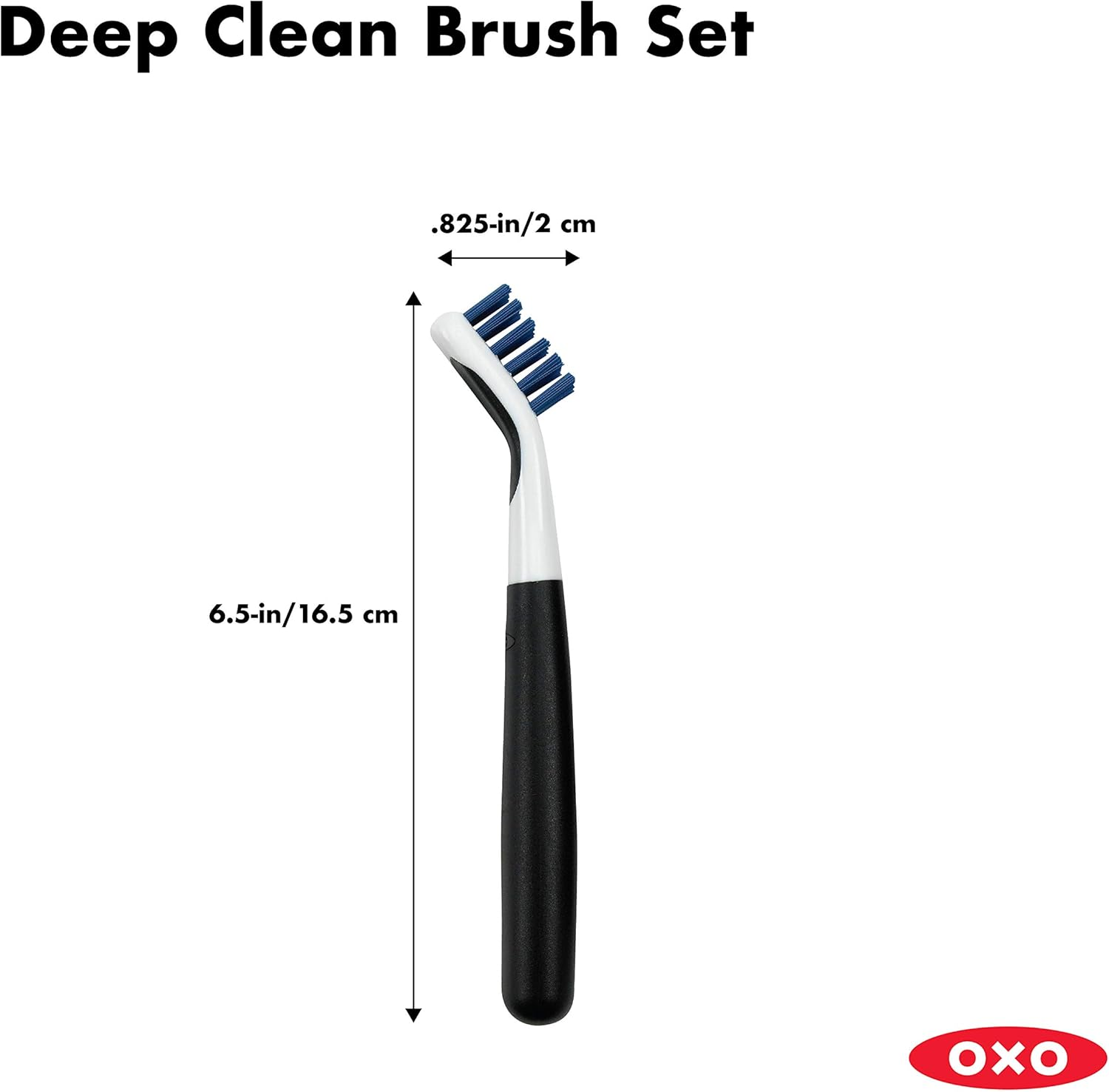 OXO Good Grips Deep Clean Brush Set, Blue image number 2