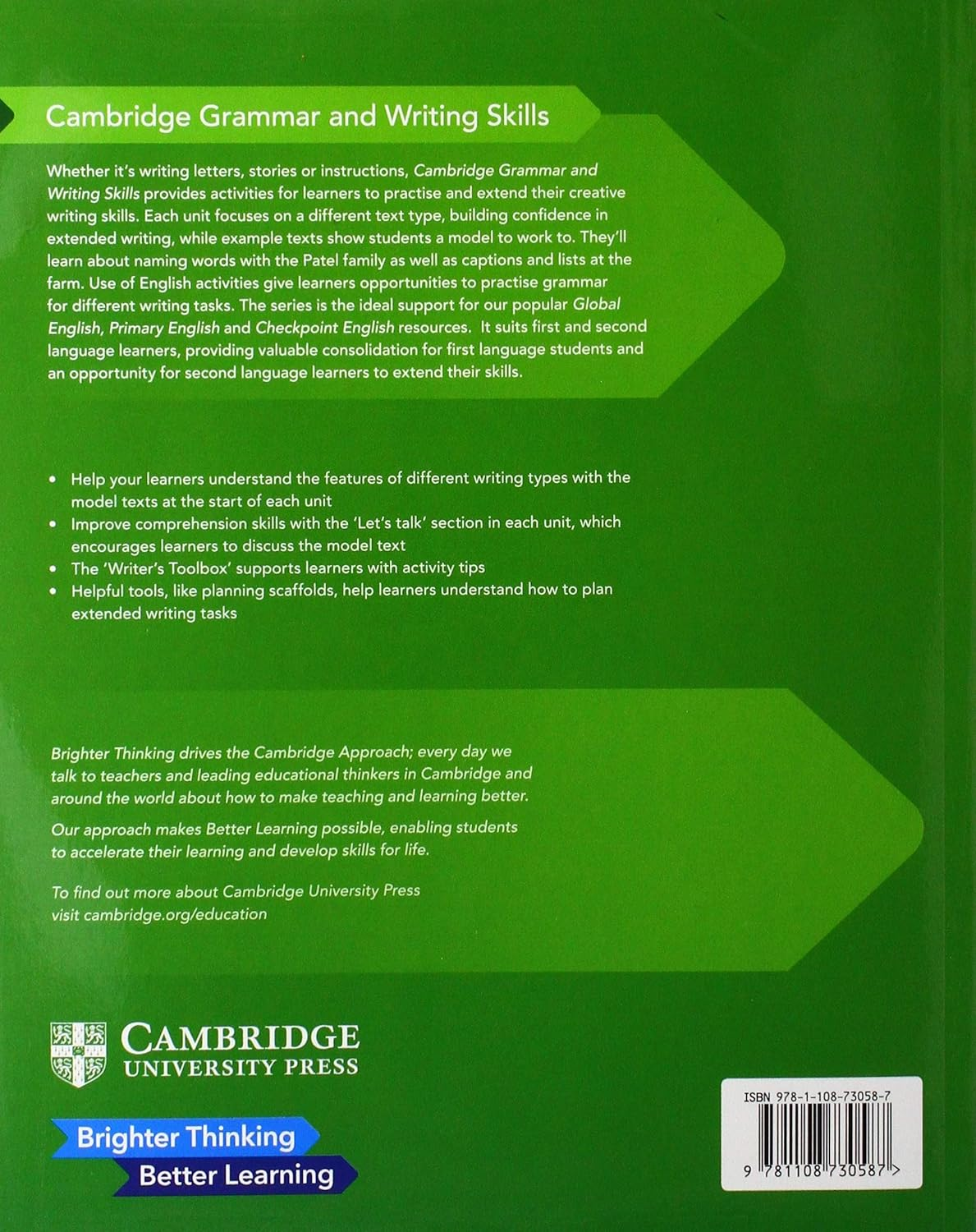 Cambridge Grammar and Writing Skills Learner'S Book 1: Vol. 1 image number 1