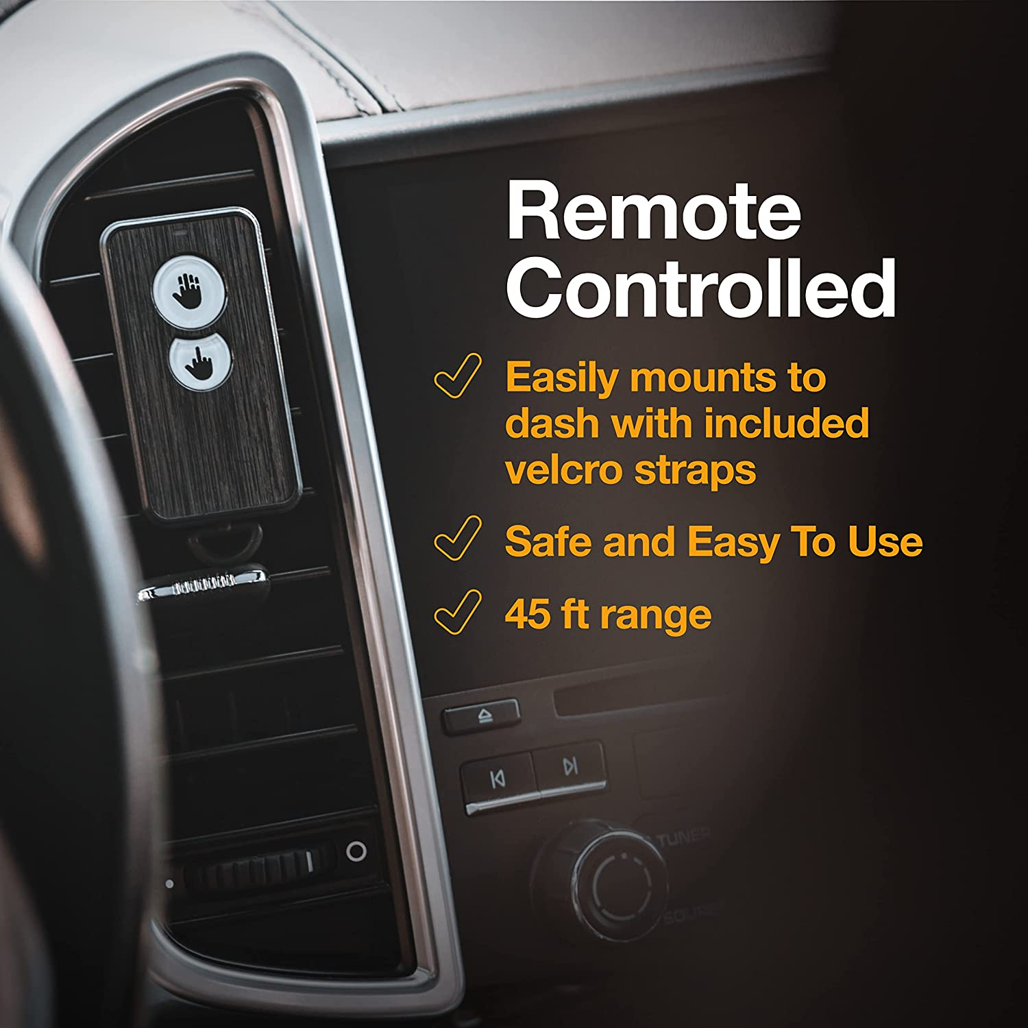 FLIK Original Middle Finger Light - Give the Bird & Wave to Drivers - Hottest Gifted Car Accessories, Truck Accessories, Car Gadgets & Road Rage Signs for Men, Women, & Teens - Funny Back Window Sign image number 4