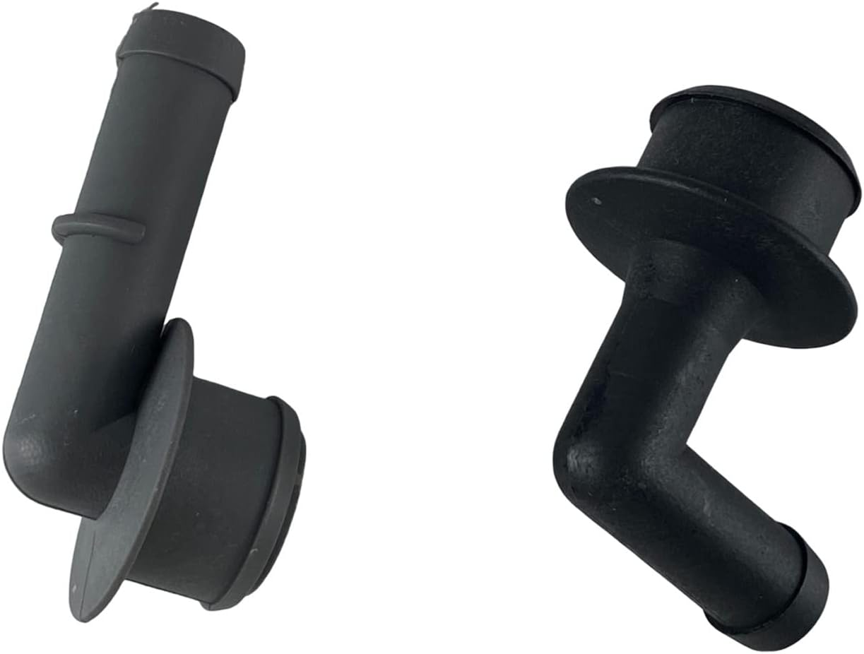 XDF 53013360AA PCV CCV VENT VALVE ELBOW & GROMMET SET PCV CCV 2X Vent Valve Elbows and 2X Grommets Compatible for Jeep Grand Cherokee 4.0L 2000 2001 2002 2003 2004