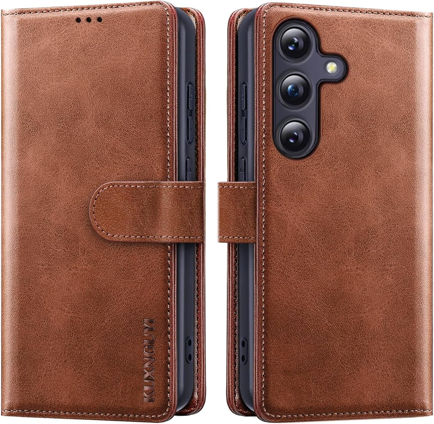 For Samsung Galaxy S25 Ultra Wallet Case with Credit Card Holder,Magnetic Flip PU Leather 25Ultra 5G S25Ultra Protective Cover Women Men for Samsung S25 Ultra Phone Case, Black