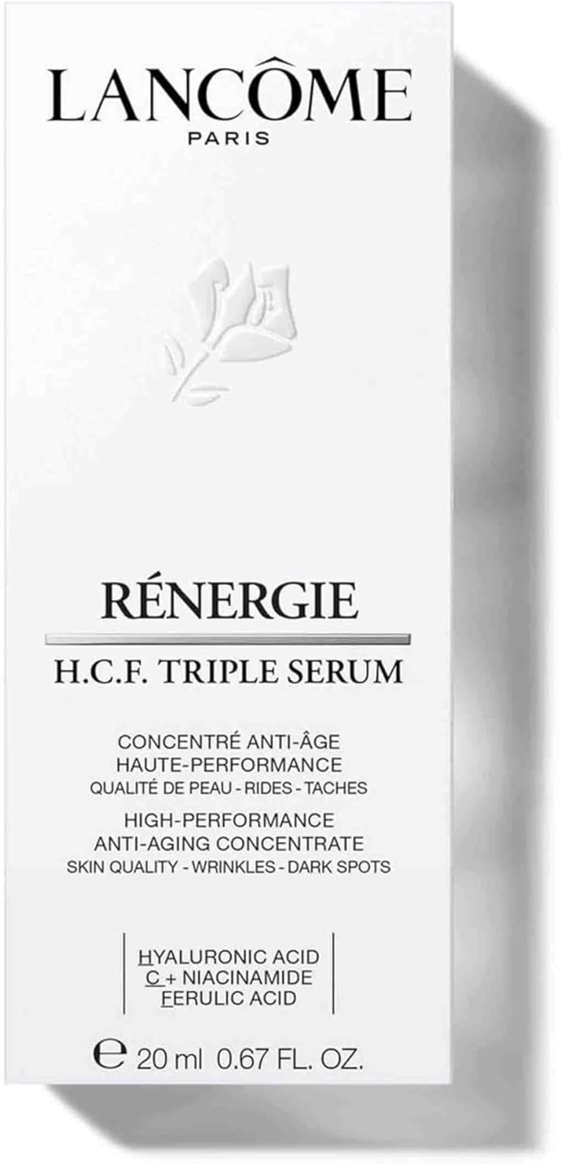Lanc&ocirc;me R&eacute;nergie H.C.F. Triple Eye Serum - Visibly Lift & Reduce Eye Wrinkles - Anti-Ageing Eye Serum with Hyaluronic Acid - Vitamin C & Niacinamide - 20Ml image number 2