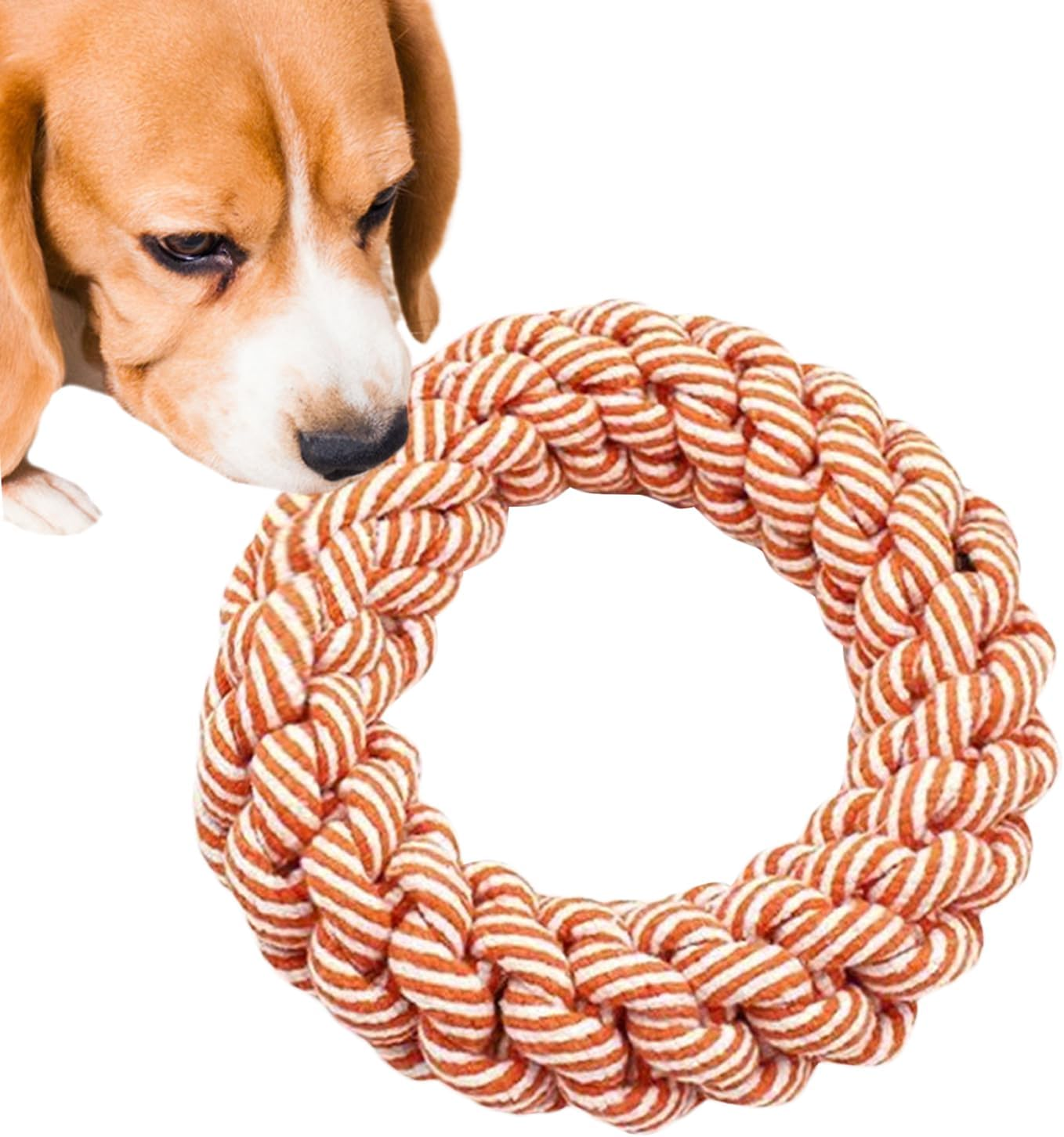 Dog Toys Rope | Puppy Teething Toy | Elastic Lightweight Rope for Medium and Large Aggressive Pets Training image number 4