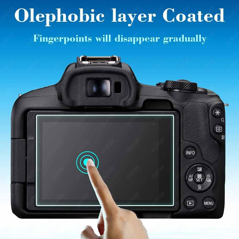 Screen Protector for Canon EOS R50 EOS R8 EOSR50 EOSR8 Camera, ULBTER 9H Tempered Glass Edge to Edge Protection,Anti-Scrach Anti-Fingerprint Anti-Bubble [3 Pack] image number 1