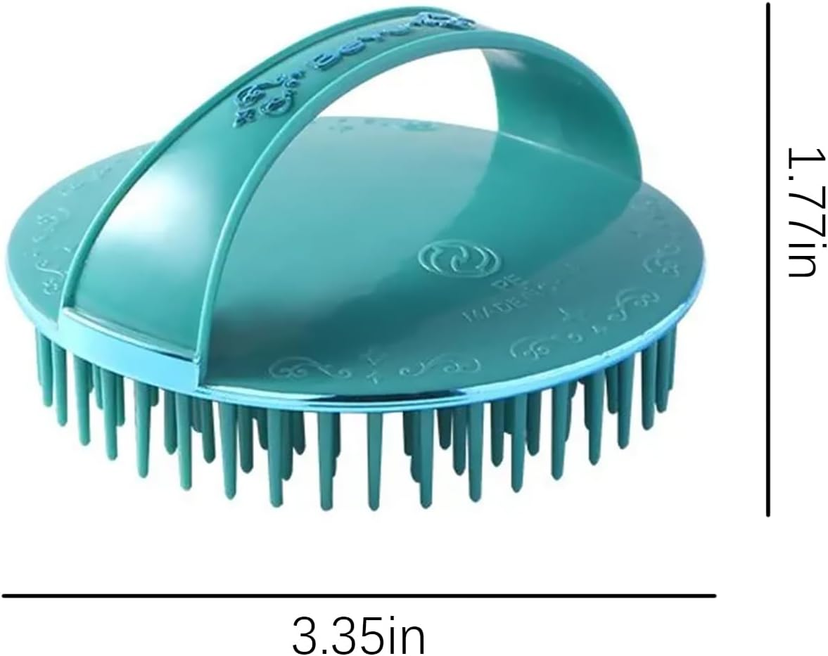 DDHOM 4Pack Hair Scalp Exfoliator Brush Dandruff Cleaning Brush, Flexible Scalp Massager Brush, Shower Scalp Shampoo Brush for Home, Office, Travel and Pets image number 1