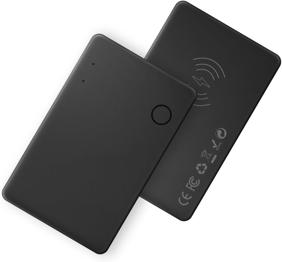 Wallet Tracker Card, Thin Bluetooth Tracker, Works with Apple Find My (Ios Only), Rechargeable, Wallet Finder and Item Locator for Wallet, Luggage Tags and More（One Pcs） image number 3