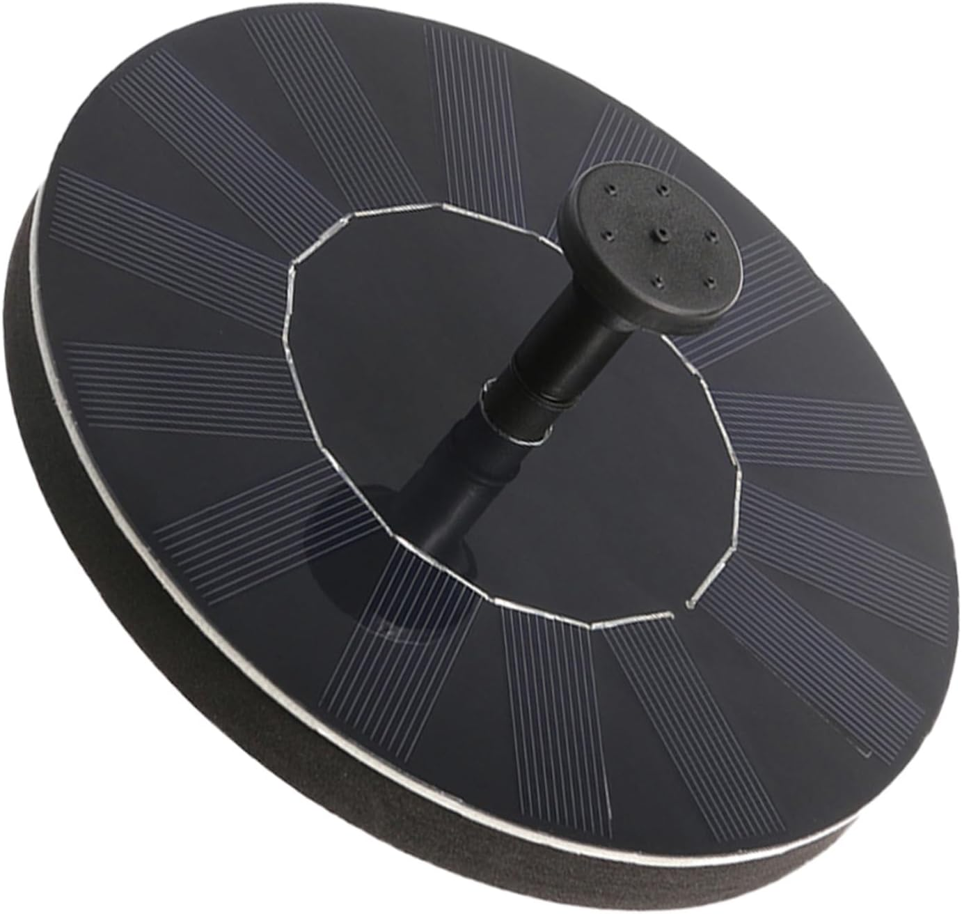 Balacoo Solar Fountain Outdoor Water Fountain Solar Powered Outdoor Abs Black image number 5