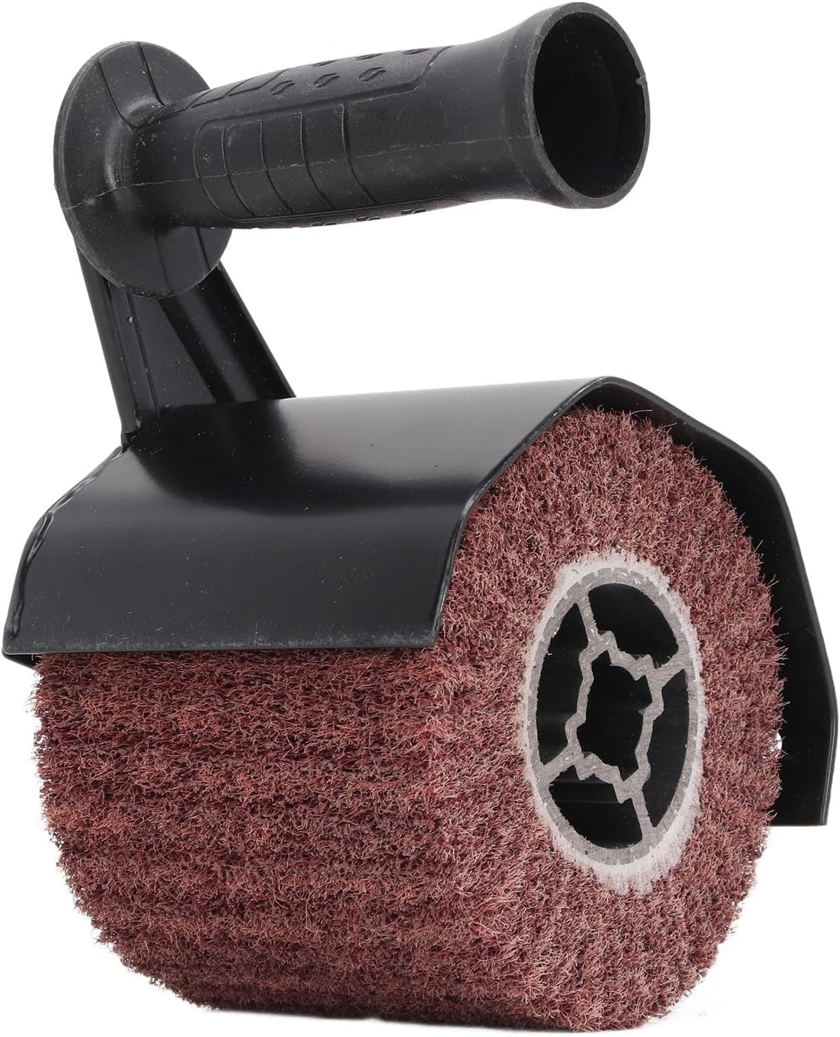 Angle Grinder Polishing Wheel, 80 Grit Abrasive Wheel Wire Drawing Polishing Wheel, 2 Drawing Machine Polishing Wheels Set for Wood Metal Polishing image number 6