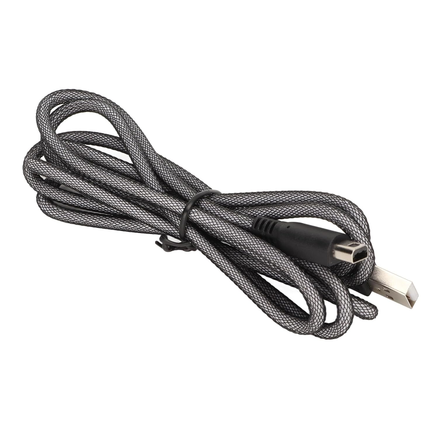 POENVFPO 3DSB Load Cable Durable Load Processes for 3DS XL New 3DS XL 2 Pcs for Road Trips image number 3