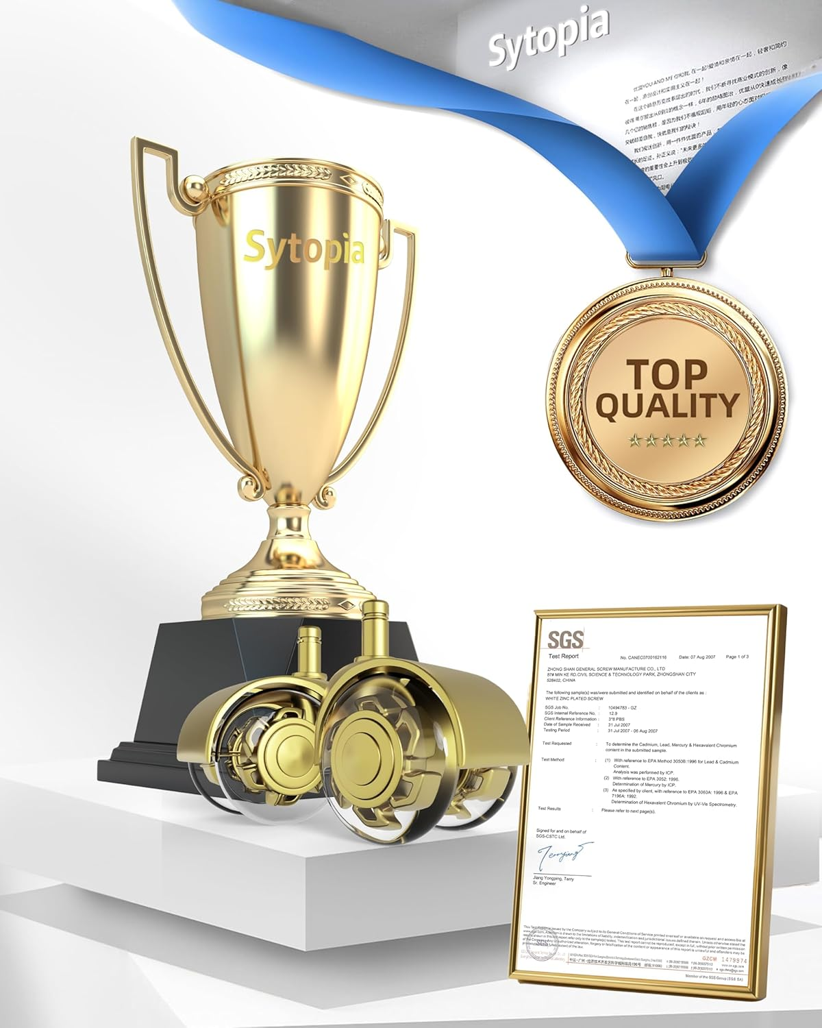 Sytopia Universal Office Chair Castors, Set of 5 Office Chair Castors 11 X 22 Mm, Perfect Quiet Rubber Castors for Office Chairs, Wheels for Hard Floors, Parquet Floors (Black, Not for 1KEA)