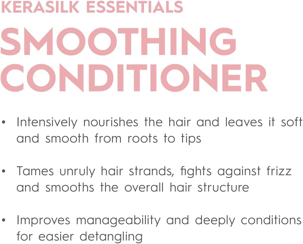 Kerasilk Essential Taming Conditioner for Unruly and Frizzy Hair, 750 Ml