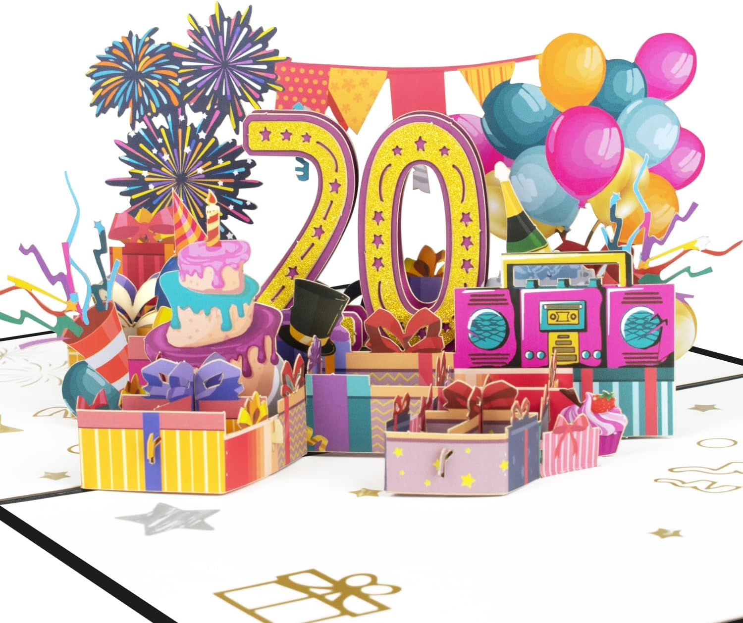 Magic Ants Birthday Card Pop up Card with Envelope for Women Men Girlfriend Friends Family (20)