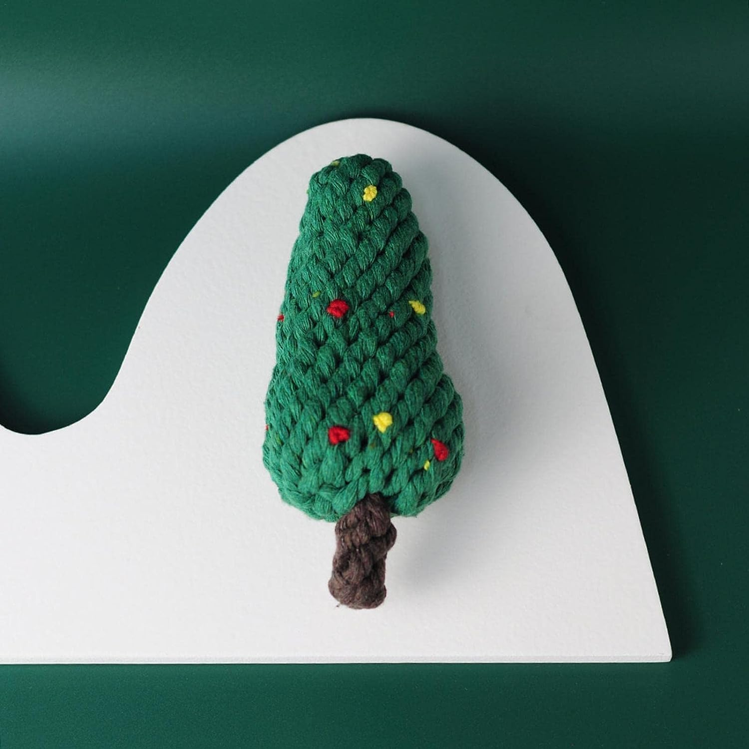 Christmas Dog Cotton Rope | Dog Teething Rope - Dog Accessories for Gum Massage and Oral Healthy for All Breeds, to Dogs image number 6