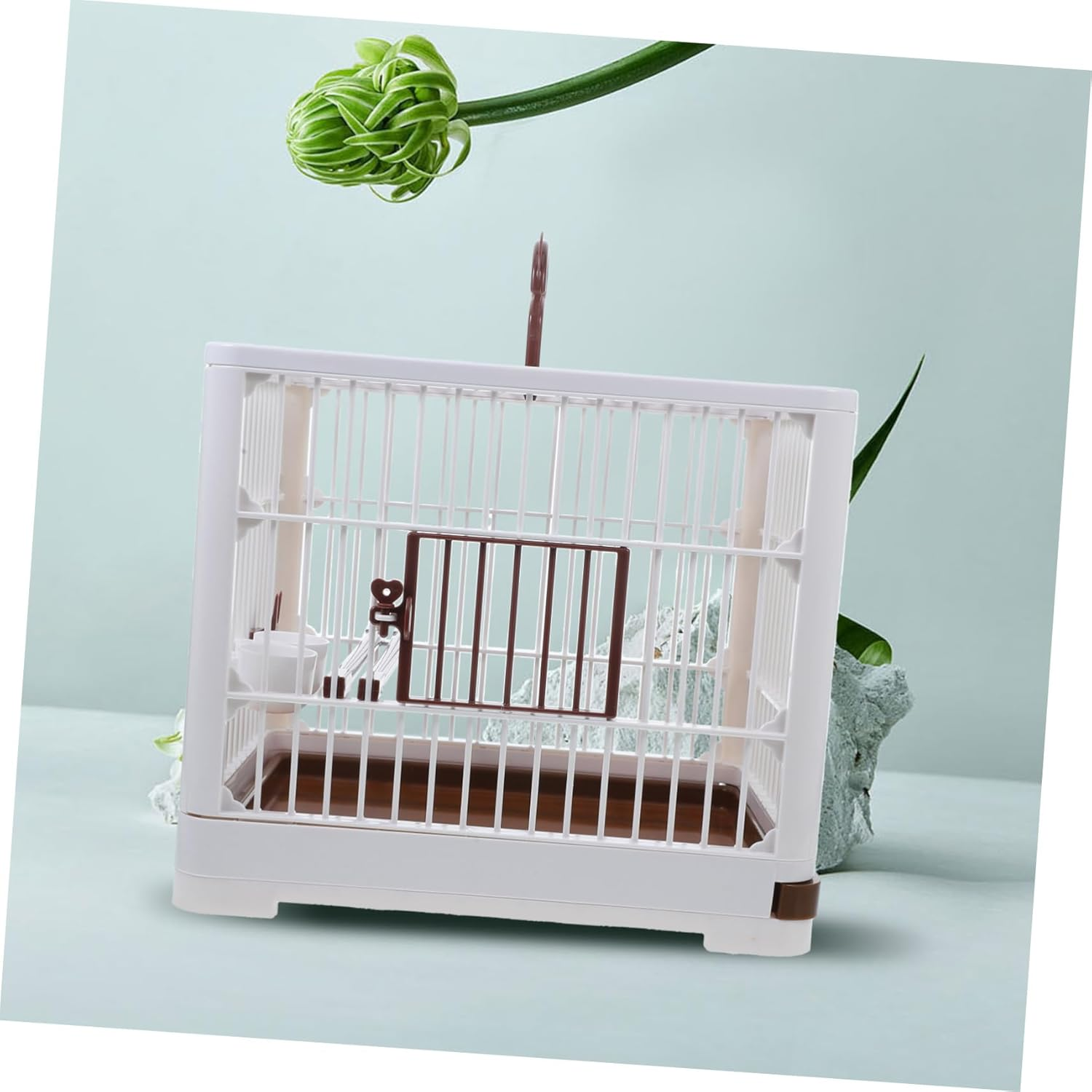 Alasum Portable Bird Cage for Parakeet Cockatiel Lightweight Travel Cage with Removable Tray Ventilation for Easy Maintenance Versatile for Birds image number 6