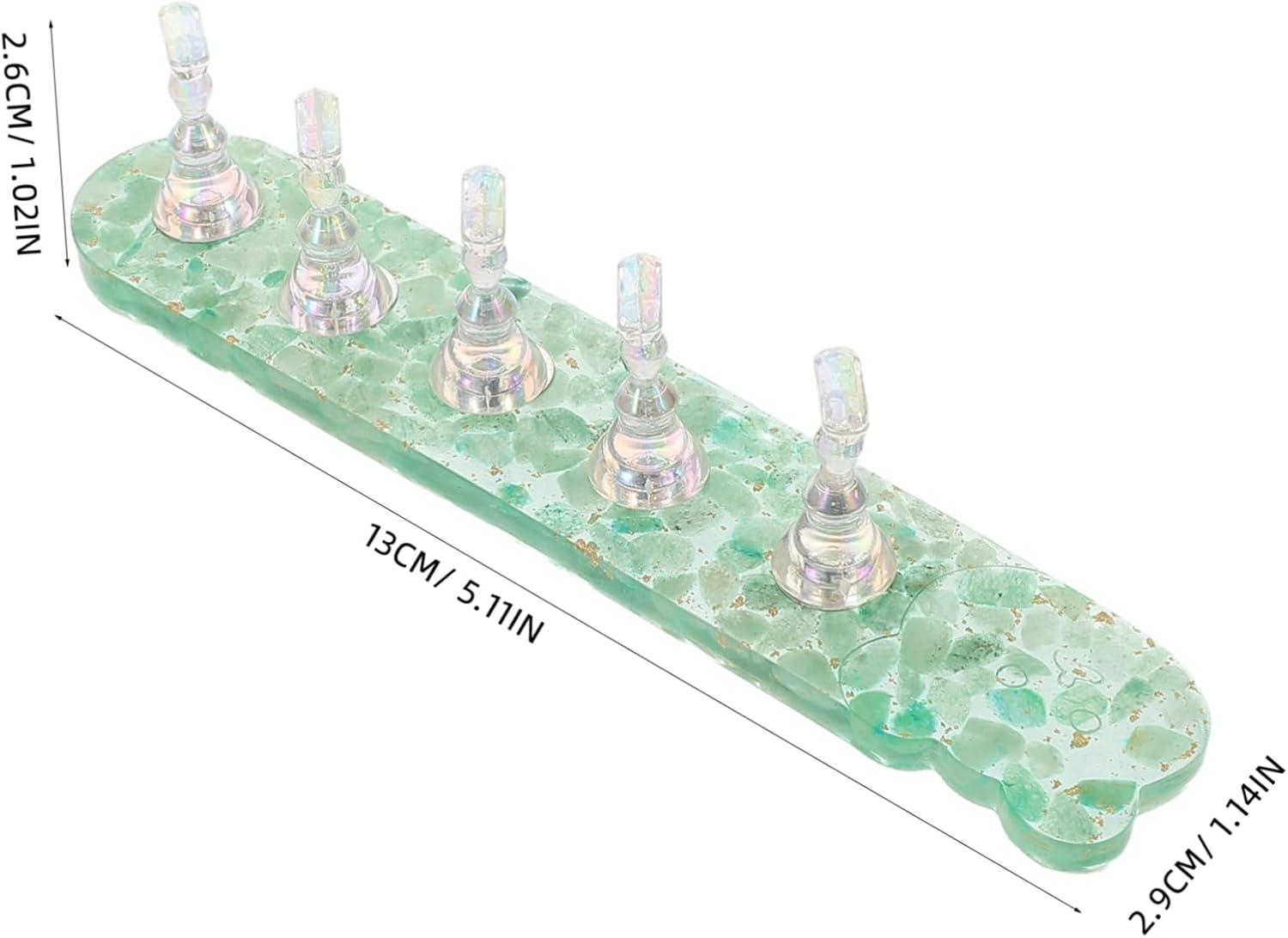 BAZEITFLOW Durable Nail Art Practice Stand for Beginners Faderesistant False Fingernail Holder DIY Manicure Training Tool for Home and Salon Use Engaging Nail Practice Display for Skill