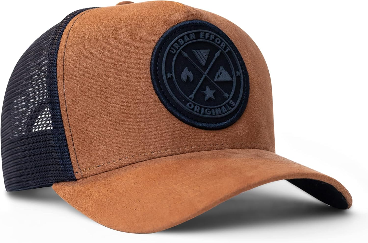 Urban Effort Mesh Back Cap - for Men and Women Baseball Hat 5-Panel Trucker Hat - Great Snapback Closure for Hunting & Hiking image number 4