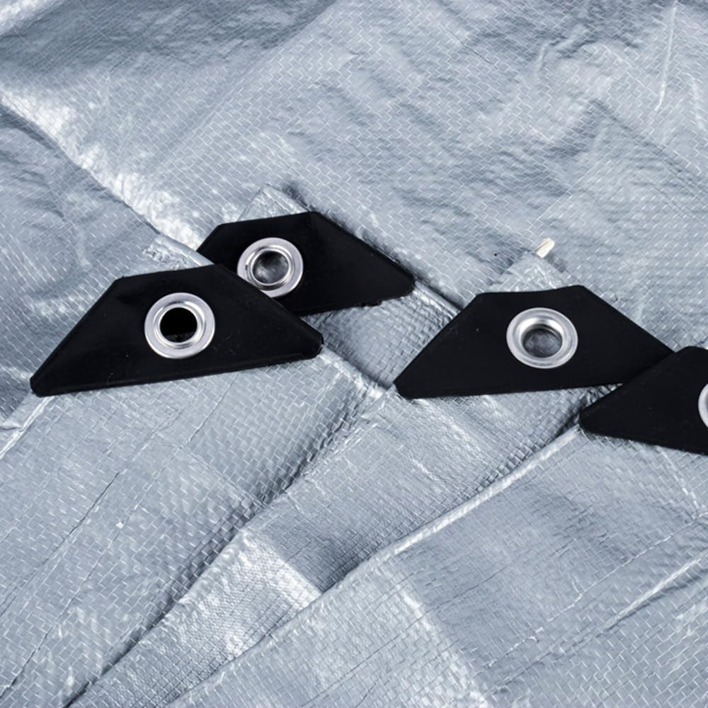 Leona Co 180Cm X 240Cm (6' X 8') Waterproof Multi-Purpose Poly Tarp &ndash; Tarpaulin Protector Cover Sheet for Cars, Boats, Construction Contractors, Campers, and Emergency Shelter, Rot, Rust and UV (1) image number 6