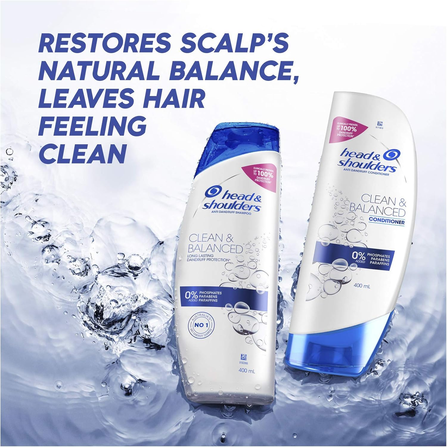 Head & Shoulders Clean Balanced anti Dandruff Shampoo 660Ml (Pack of 1)