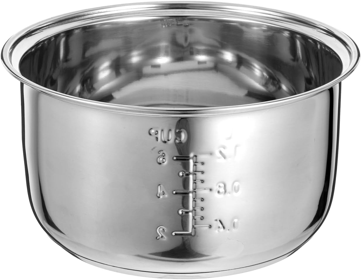 Amosfun 3L Electric Rice Cooker Inner Pot Stainless Steel Nonstick Universal Fit Easy to Clean Material image number 5