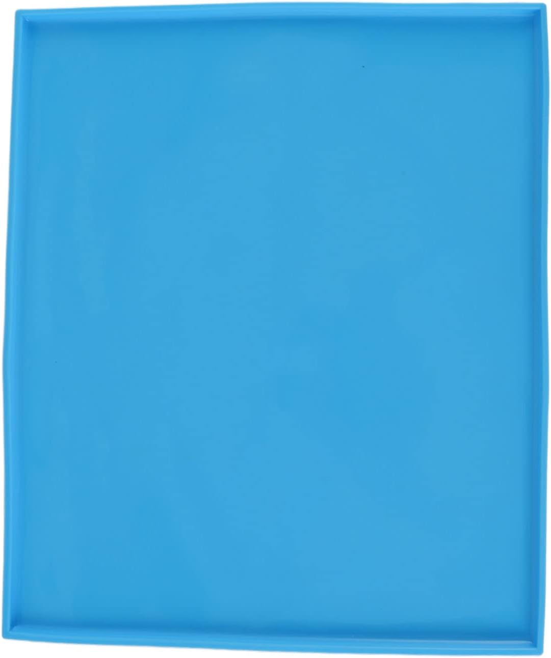 OEBUAFI 4Pcs Silicone Dehydrator Mats BPA with Raised Edges, Wide Applicability, for Excalibur 2400 (Blue)