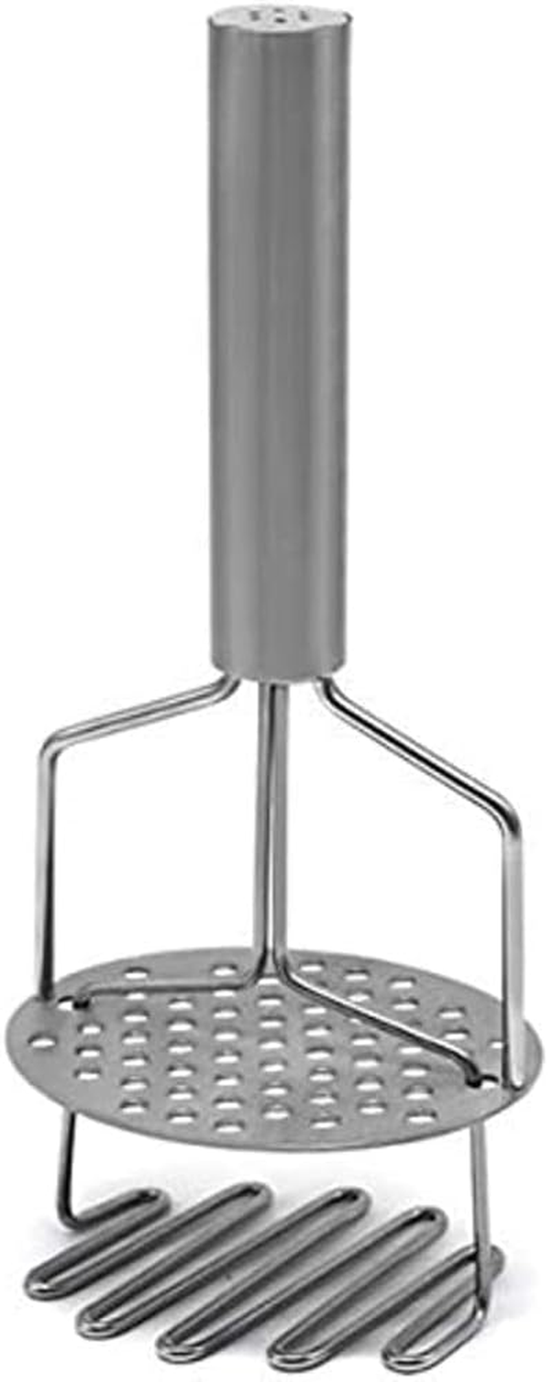 Potato Masher, Two-Layer Stainless Steel Potato Ricer with Built-In Strong Spring and Non-Slip Handle image number 3