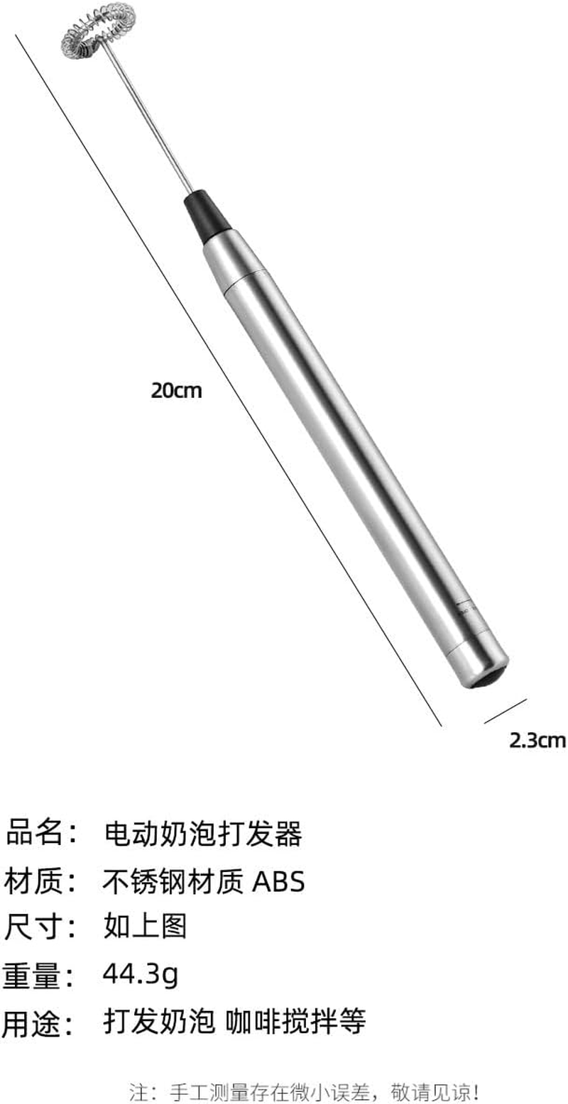 Stainless Steel Electric Whisk Hand Blender Mini Milk Frother Whisk Small Milk Frother Machine/1693 image number 6