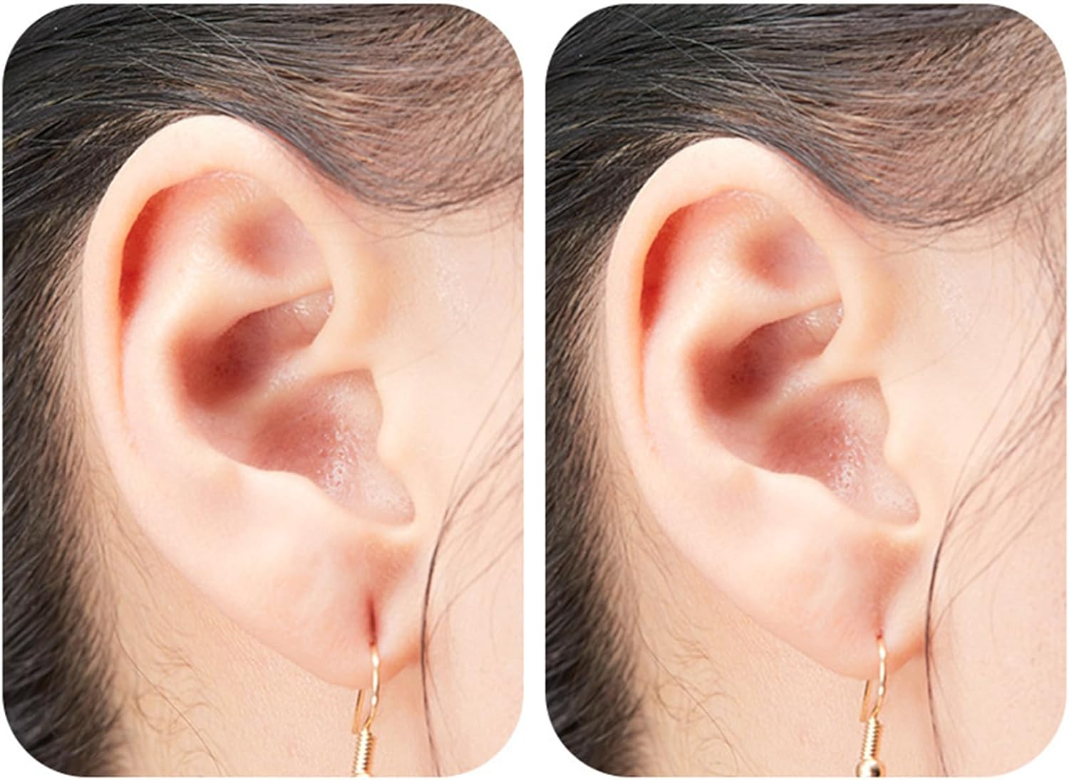 Earring Support Patch Prevents Stretching Transparent Invisible for Girls image number 2