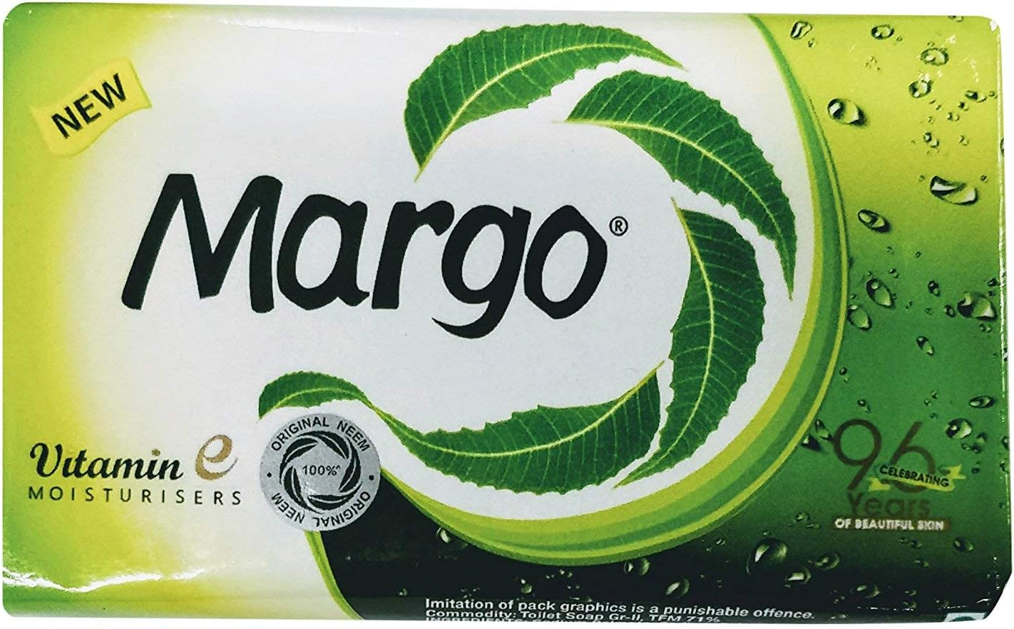 Margo Neem Soap 75G (Pack of 3) image number 1
