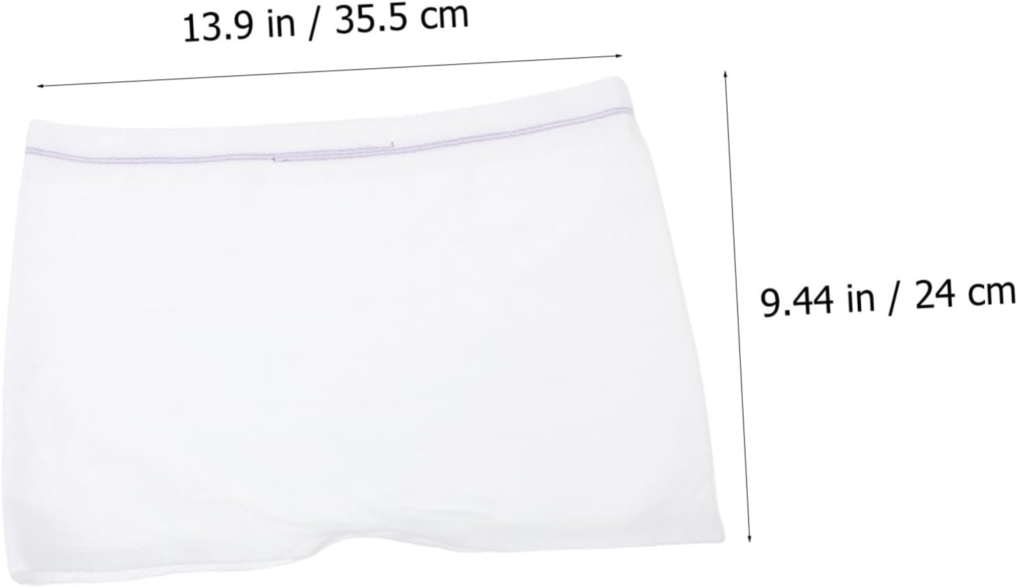 Healeved 2Pcs Disposable Maternity Underwear Soft Breathable Pregnant Women Panties Elastic Comfortable Skin-Friendly Disposable Pants for Pregnancy Care XXL White image number 3