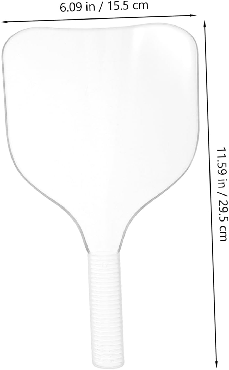 AUTSUPPL 2Pcs Hair Coloring Masks with Handle and Black Barber Salon Haircut Covers for Hairdressing and Makeup Protection image number 5