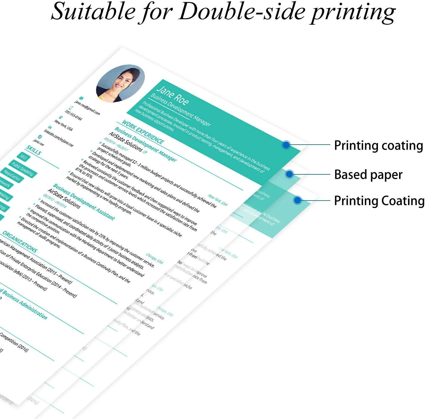 KOALA Double Sided Glossy Inkjet Photo Paper A4, 120Gsm, 100 Sheets for Inkjet Printers. Suitable for Printing Photos, Brochures, Covers, Certificates, Booklets, Flyers, Leaflets, Cards, Calendars image number 3