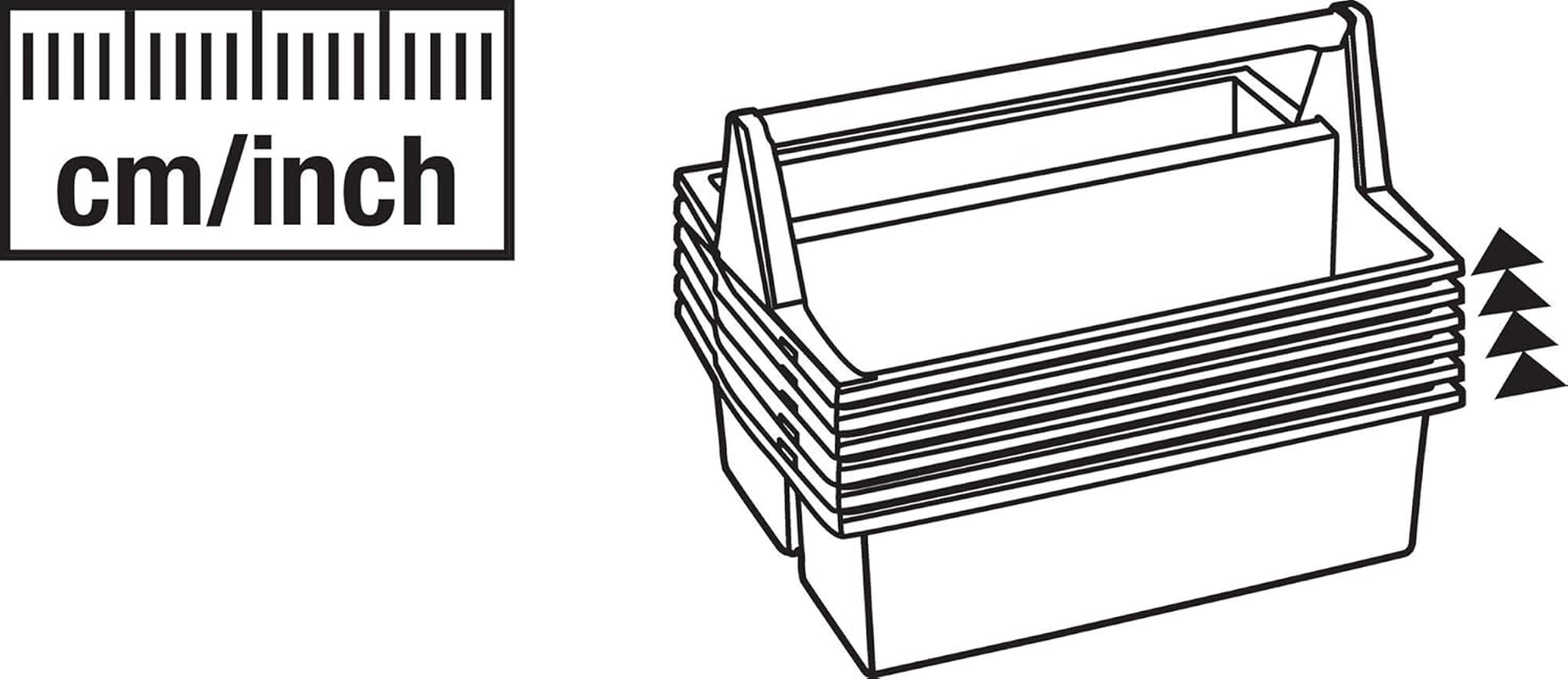 Hazet 190L-1 Plastic Tote Tray image number 1