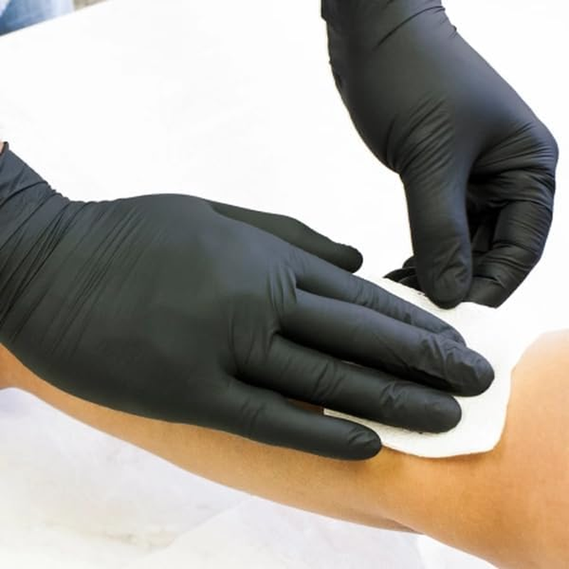 Mastermed Deluxe Nitrile Gloves 6.0G, Powder-Free, Latex-Free, Natural Rubber, Disposable, Food Safe, Cleaning, Examination, Tattoos, Industrial, General Use image number 4