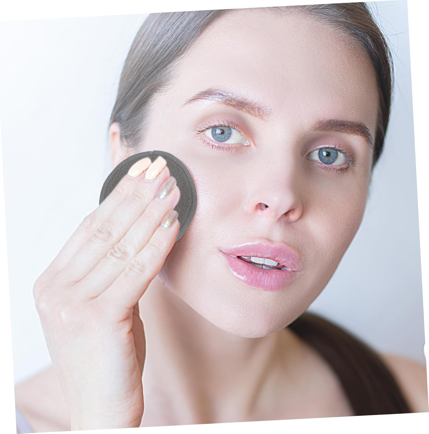 13Pcs Reusable Bamboo Fiber Makeup Remover Pads Finger Design and Cotton Mesh Bag, Soft Face Wash Cloths for Women and Girls, Eco-Friendly Cleansing Pads for Daily Facial Care image number 3