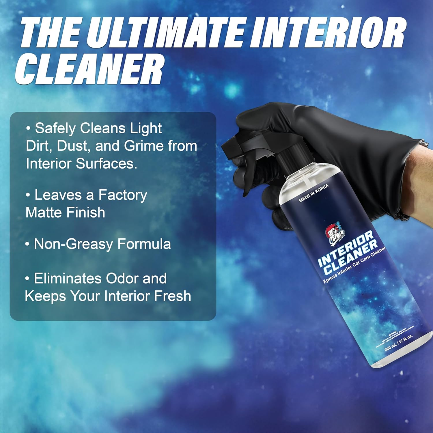 Interior Cleaner | Xpress Interior Car Care Cleaner |500Ml image number 1